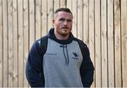 17 September 2022; Peter Dooley of Connacht arrives before the United Rugby Championship match between Ulster and Connacht at Kingspan Stadium in Belfast. Photo by David Fitzgerald/Sportsfile