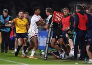 17 September 2022; Players from both sides tussle during the United Rugby Championship match between Ulster and Connacht at Kingspan Stadium in Belfast. Photo by David Fitzgerald/Sportsfile