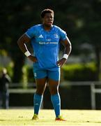 16 September 2022; Temi Lasisi of Leinster during the A Interprovinical match between Leinster A and Ulster A at Templeville Road in Dublin. Photo by Brendan Moran/Sportsfile