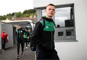 18 September 2022; Andy Lyons of Shamrock Rovers arrives for the Extra.ie FAI Cup Quarter-Final match between Derry City and Shamrock Rovers at The Ryan McBride Brandywell Stadium in Derry. Photo by Stephen McCarthy/Sportsfile
