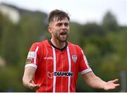 18 September 2022; Will Patching of Derry City during the Extra.ie FAI Cup Quarter-Final match between Derry City and Shamrock Rovers at The Ryan McBride Brandywell Stadium in Derry. Photo by Stephen McCarthy/Sportsfile