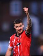 18 September 2022; Patrick McEleney of Derry City after his side's victory in the Extra.ie FAI Cup Quarter-Final match between Derry City and Shamrock Rovers at The Ryan McBride Brandywell Stadium in Derry. Photo by Stephen McCarthy/Sportsfile