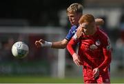 18 September 2022; Shane Farrell of Shelbourne in action against Kris Twardek of Bohemians during the Extra.ie FAI Cup Quarter-Final match between Shelbourne and Bohemians at Tolka Park in Dublin. Photo by Seb Daly/Sportsfile