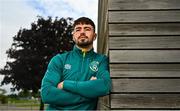 19 September 2022; Eiran Cashin stands for a portrait during a Republic of Ireland U21's press conference at FAI National Training Centre in Abbotstown, Dublin. Photo by Eóin Noonan/Sportsfile