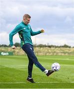 19 September 2022; James McClean during a Republic of Ireland training session at the FAI National Training Centre in Abbotstown, Dublin. Photo by Stephen McCarthy/Sportsfile