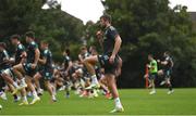 19 September 2022; Ross Byrne during a Leinster Rugby squad training session at UCD in Dublin. Photo by Harry Murphy/Sportsfile