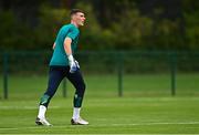 19 September 2022; Luke McNicholas during a Republic of Ireland U21's training session at FAI National Training Centre in Abbotstown, Dublin. Photo by Eóin Noonan/Sportsfile