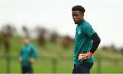 19 September 2022; David Odumosu during a Republic of Ireland U21's training session at FAI National Training Centre in Abbotstown, Dublin. Photo by Eóin Noonan/Sportsfile