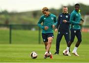 19 September 2022; Tyreik Wright during a Republic of Ireland U21's training session at FAI National Training Centre in Abbotstown, Dublin. Photo by Eóin Noonan/Sportsfile