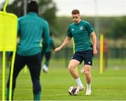 19 September 2022; Jake O'Brien during a Republic of Ireland U21's training session at FAI National Training Centre in Abbotstown, Dublin. Photo by Eóin Noonan/Sportsfile