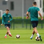 19 September 2022; Lee O'Connor during a Republic of Ireland U21's training session at FAI National Training Centre in Abbotstown, Dublin. Photo by Eóin Noonan/Sportsfile