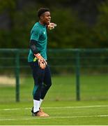 19 September 2022; David Odumosu during a Republic of Ireland U21's training session at FAI National Training Centre in Abbotstown, Dublin. Photo by Eóin Noonan/Sportsfile