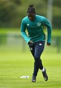 19 September 2022; Festy Ebosele during a Republic of Ireland U21's training session at FAI National Training Centre in Abbotstown, Dublin. Photo by Eóin Noonan/Sportsfile