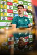 19 September 2022; Callum O’Dowda during a Republic of Ireland press conference at the FAI Headquarters in Abbotstown, Dublin. Photo by Stephen McCarthy/Sportsfile