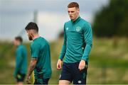 19 September 2022; Jake O'Brien during a Republic of Ireland U21's training session at FAI National Training Centre in Abbotstown, Dublin. Photo by Eóin Noonan/Sportsfile