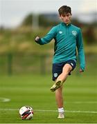 19 September 2022; Ollie O'Neill during a Republic of Ireland U21's training session at FAI National Training Centre in Abbotstown, Dublin. Photo by Eóin Noonan/Sportsfile