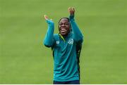 19 September 2022; Michael Obafemi during a Republic of Ireland training session at the FAI National Training Centre in Abbotstown, Dublin. Photo by Stephen McCarthy/Sportsfile