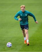 19 September 2022; Liam Scales during a Republic of Ireland training session at the FAI National Training Centre in Abbotstown, Dublin. Photo by Stephen McCarthy/Sportsfile