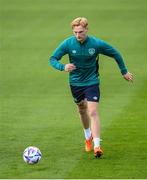 19 September 2022; Liam Scales during a Republic of Ireland training session at the FAI National Training Centre in Abbotstown, Dublin. Photo by Stephen McCarthy/Sportsfile