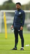 19 September 2022; Strength and Conditioning coach Eoin Clarkin during a Republic of Ireland U21's training session at FAI National Training Centre in Abbotstown, Dublin. Photo by Eóin Noonan/Sportsfile