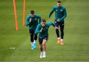 19 September 2022; Seamus Coleman during a Republic of Ireland training session at the FAI National Training Centre in Abbotstown, Dublin. Photo by Stephen McCarthy/Sportsfile