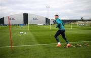 19 September 2022; Shane Duffy during a Republic of Ireland training session at the FAI National Training Centre in Abbotstown, Dublin. Photo by Stephen McCarthy/Sportsfile