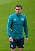 19 September 2022; Seamus Coleman during a Republic of Ireland training session at the FAI National Training Centre in Abbotstown, Dublin. Photo by Stephen McCarthy/Sportsfile