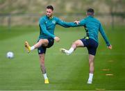 19 September 2022; Alan Browne during a Republic of Ireland training session at the FAI National Training Centre in Abbotstown, Dublin. Photo by Stephen McCarthy/Sportsfile