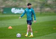 19 September 2022; Robbie Brady during a Republic of Ireland training session at the FAI National Training Centre in Abbotstown, Dublin. Photo by Stephen McCarthy/Sportsfile