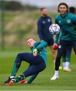 19 September 2022; James McClean during a Republic of Ireland training session at the FAI National Training Centre in Abbotstown, Dublin. Photo by Stephen McCarthy/Sportsfile