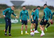 19 September 2022; Robbie Brady during a Republic of Ireland training session at the FAI National Training Centre in Abbotstown, Dublin. Photo by Stephen McCarthy/Sportsfile