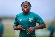 19 September 2022; Michael Obafemi during a Republic of Ireland training session at the FAI National Training Centre in Abbotstown, Dublin. Photo by Stephen McCarthy/Sportsfile