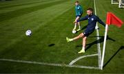 20 September 2022; Conor Hourihane during a Republic of Ireland training session at the FAI National Training Centre in Abbotstown, Dublin. Photo by Stephen McCarthy/Sportsfile