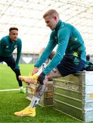 20 September 2022; James McClean during a Republic of Ireland activation session before training at the FAI National Training Centre in Abbotstown, Dublin. Photo by Stephen McCarthy/Sportsfile