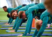 20 September 2022; Jeff Hendrick during a Republic of Ireland activation session before training at the FAI National Training Centre in Abbotstown, Dublin. Photo by Stephen McCarthy/Sportsfile