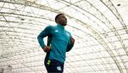 20 September 2022; Chiedozie Ogbene during a Republic of Ireland activation session before training at the FAI National Training Centre in Abbotstown, Dublin. Photo by Stephen McCarthy/Sportsfile