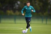 20 September 2022; Matt Doherty during a Republic of Ireland training session at the FAI National Training Centre in Abbotstown, Dublin. Photo by Stephen McCarthy/Sportsfile