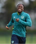 20 September 2022; Michael Obafemi during a Republic of Ireland training session at the FAI National Training Centre in Abbotstown, Dublin. Photo by Stephen McCarthy/Sportsfile