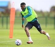 20 September 2022; Chiedozie Ogbene during a Republic of Ireland training session at the FAI National Training Centre in Abbotstown, Dublin. Photo by Stephen McCarthy/Sportsfile