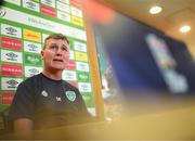 20 September 2022; Manager Stephen Kenny during a Republic of Ireland press conference at the FAI National Training Centre in Abbotstown, Dublin. Photo by Stephen McCarthy/Sportsfile