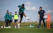 20 September 2022; Chiedozie Ogbene during a Republic of Ireland training session at the FAI National Training Centre in Abbotstown, Dublin. Photo by Stephen McCarthy/Sportsfile