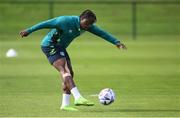 20 September 2022; Michael Obafemi during a Republic of Ireland training session at the FAI National Training Centre in Abbotstown, Dublin. Photo by Stephen McCarthy/Sportsfile