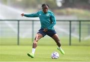 20 September 2022; Michael Obafemi during a Republic of Ireland training session at the FAI National Training Centre in Abbotstown, Dublin. Photo by Stephen McCarthy/Sportsfile