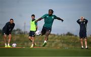 20 September 2022; Michael Obafemi during a Republic of Ireland training session at the FAI National Training Centre in Abbotstown, Dublin. Photo by Stephen McCarthy/Sportsfile