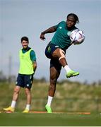 20 September 2022; Michael Obafemi during a Republic of Ireland training session at the FAI National Training Centre in Abbotstown, Dublin. Photo by Stephen McCarthy/Sportsfile