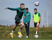 20 September 2022; James McClean during a Republic of Ireland training session at the FAI National Training Centre in Abbotstown, Dublin. Photo by Stephen McCarthy/Sportsfile