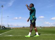 20 September 2022; Michael Obafemi during a Republic of Ireland training session at the FAI National Training Centre in Abbotstown, Dublin. Photo by Stephen McCarthy/Sportsfile