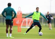 20 September 2022; Callum Robinson during a Republic of Ireland training session at the FAI National Training Centre in Abbotstown, Dublin. Photo by Stephen McCarthy/Sportsfile