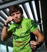 21 September 2022; Ciaran Clarke poses for a portrait at a Bellator 285 Media Event at The Gibson Hotel in Dublin. Photo by David Fitzgerald/Sportsfile