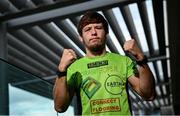 21 September 2022; Ciaran Clarke poses for a portrait at a Bellator 285 Media Event at The Gibson Hotel in Dublin. Photo by David Fitzgerald/Sportsfile